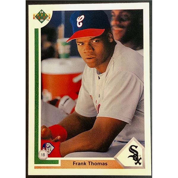 1991 UPPER DECK FRANK THOMAS (HOF) ROOKIE CARD
