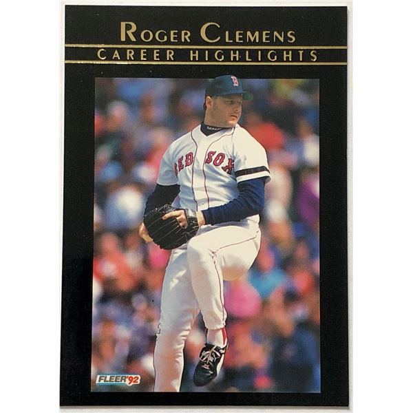1992 FLEER ROGER CLEMENS