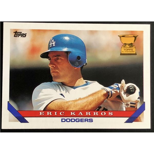 1993 TOPPS ERIC KARROS ROOKIE CARD