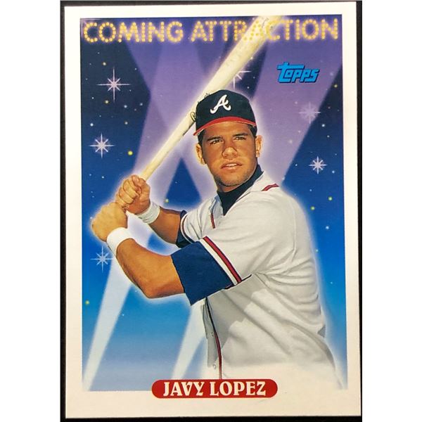 1993 TOPPS JAVY LOPEZ ROOKIE CARD