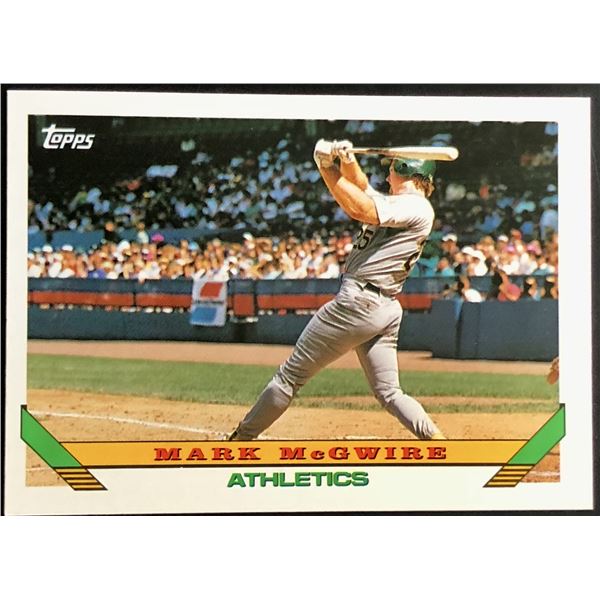 1993 TOPPS MARK McGWIRE