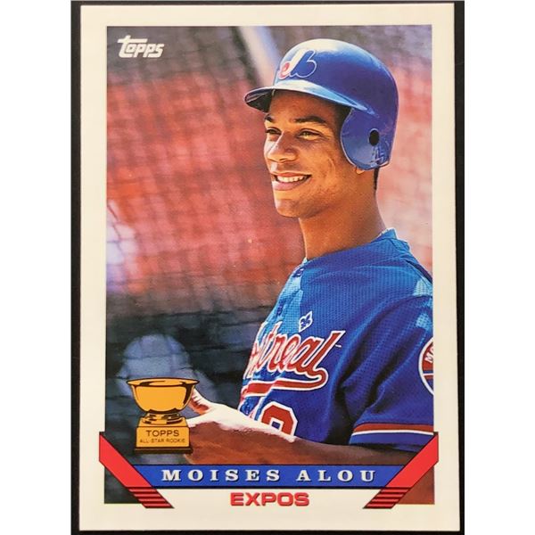 1993 TOPPS MOISES ALOU ROOKIE CARD