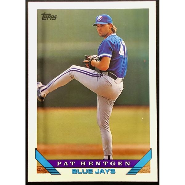 1993 TOPPS PAT HENTGEN ROOKIE CARD