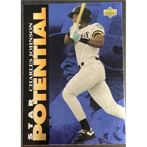 1994 UPPER DECK CHARLES JOHNSON ROOKIE CARD
