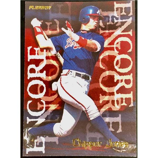 1997 FLEER CHIPPER JONES (HOF)