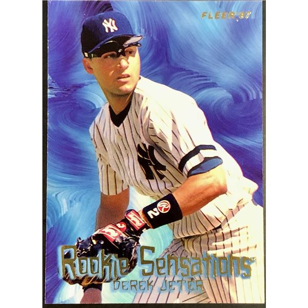 1997 FLEER DEREK JETER (HOF) ROOKIE CARD
