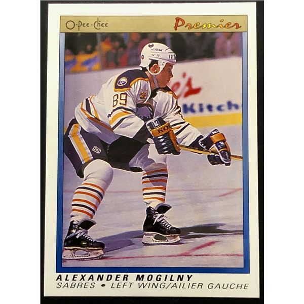 1990-91 O-PEE-CHEE PREMIER ALEXANDER MOGILNY (HOF) ROOKIE CARD