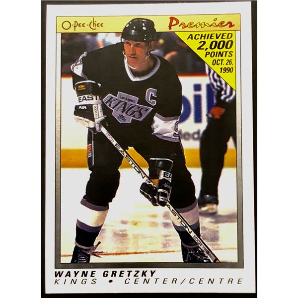 1990-91 O-PEE-CHEE PREMIER WAYNE GRETZKY (HOF)