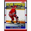 Image 1 : 1990-91 SCORE ERIC LINDROS (HOF) ROOKIE CARD
