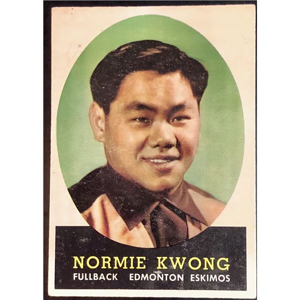 1958 O-PEE-CHEE NORMIE KWONG (HOF)