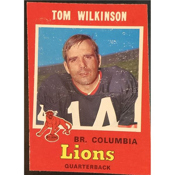 1971 O-PEE-CHEE TOM WILKINSON (HOF)