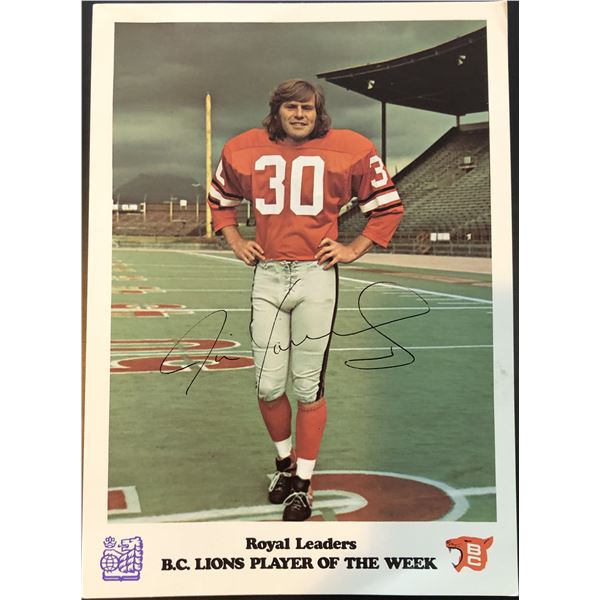 1974 B.C. LIONS RBC JIM YOUNG (HOF)