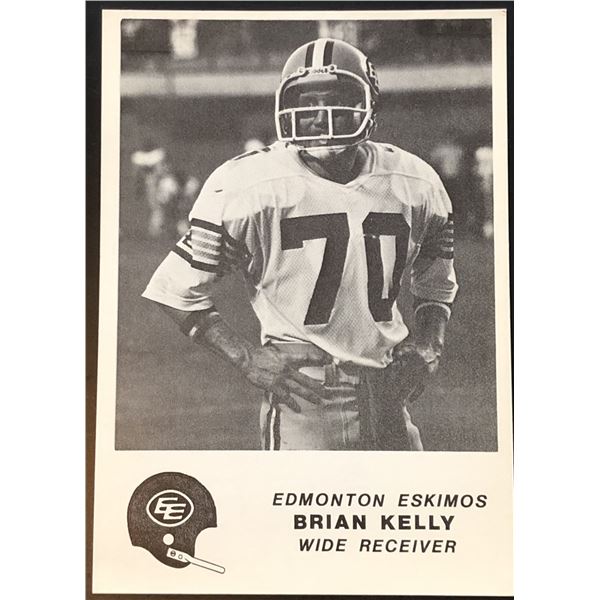 1981 JOGO CFL BRIAN KELLY (HOF)