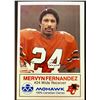 Image 1 : 1983 B.C. LIONS MOHAWK GAS MERVYN FERNANDEZ (HOF) ROOKIE CARD