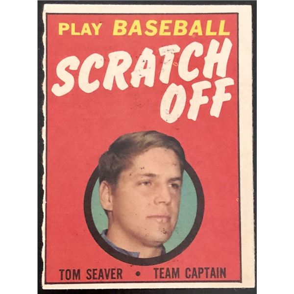 1970 TOPPS TOM SEAVER (HOF) SCRATCH OFF