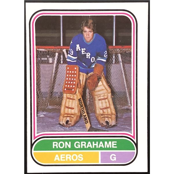 1975-76 O-PEE-CHEE WHA RON GRAHAME ROOKIE CARD