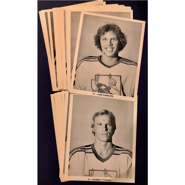 1975-76 WHA PHOENIX ROADRUNNERS TEAM PHOTO SET