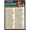 Image 1 : 1971 O-PEE-CHEE 2nd SERIES CHECKLIST - VARIATION