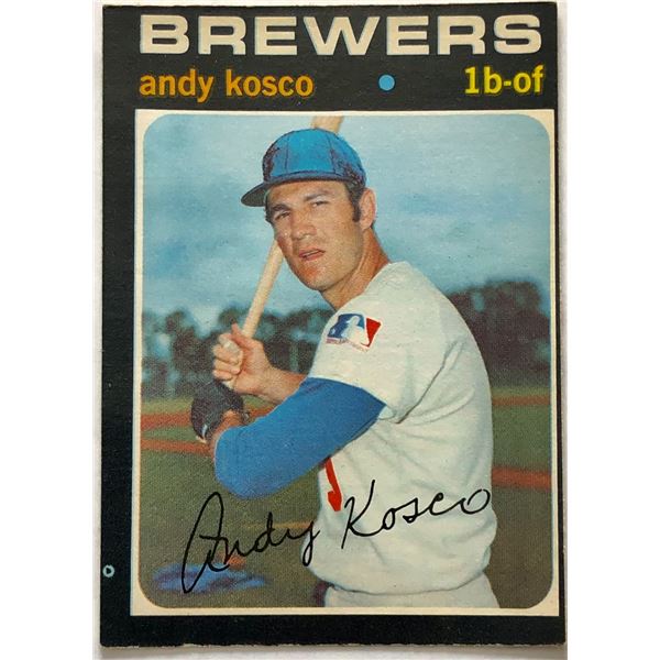 1971 O-PEE-CHEE HI NUMBERS ANDY KOSCO