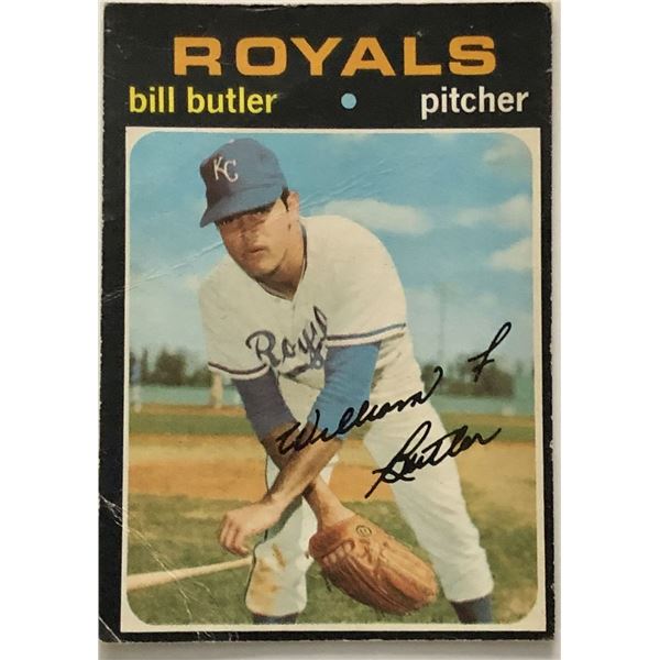 1971 O-PEE-CHEE HI-NUMBER BILL BUTLER