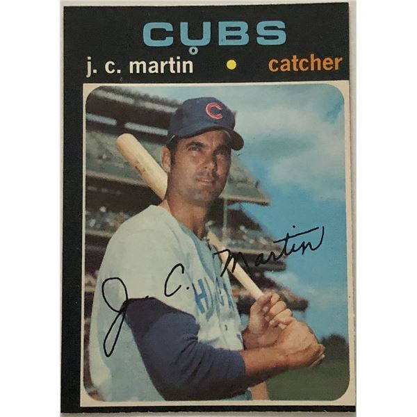 1971 O-PEE-CHEE HI-NUMBER J.C. MARTIN