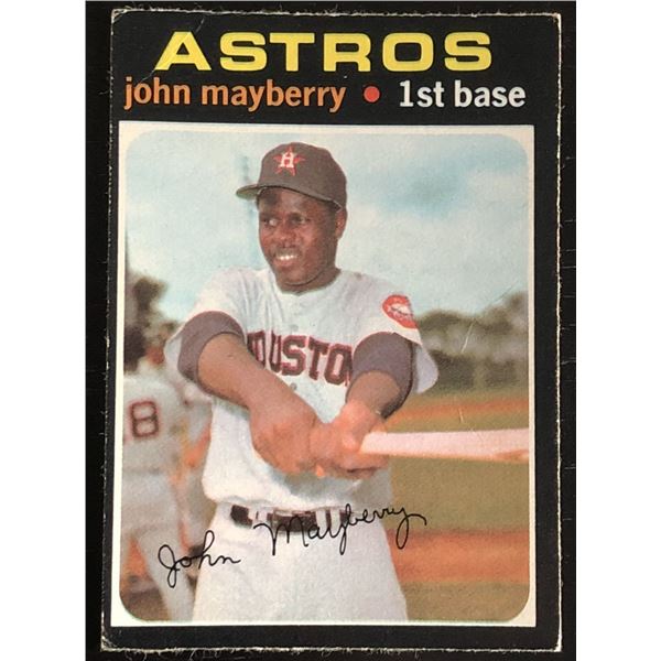 1971 O-PEE-CHEE JOHN MAYBERRY ROOKIE CARD