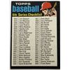 Image 1 : 1971 TOPPS HIGH NUMBERS CHECKLIST