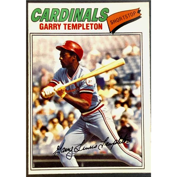 1977 O-PEE-CHEE GARRY TEMPLETON ROOKIE CARD