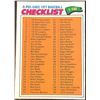 Image 1 : 1977 O-PEE-CHEE CHECKLIST