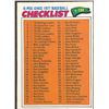 Image 1 : 1977 O-PEE-CHEE CHECKLIST