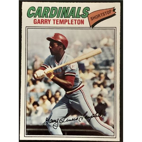 1977 O-PEE-CHEE GARRY TEMPLETON ROOKIE CARD