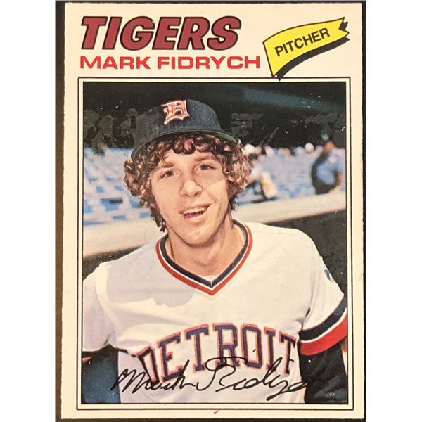 1977 O-PEE-CHEE MARK FIDRYCH ROOKIE CARD