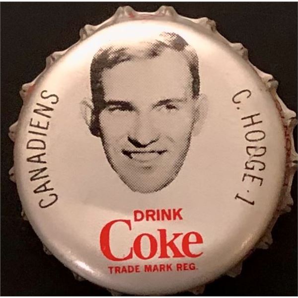 1964-65 COCA COLA NHL CAP - CHARLIE HODGE