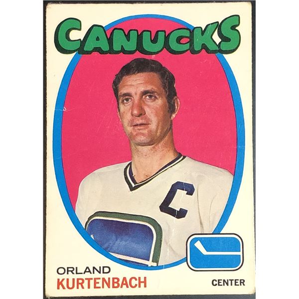1971-72 O-PEE-CHEE ORLAND KURTENBACH (HOF)