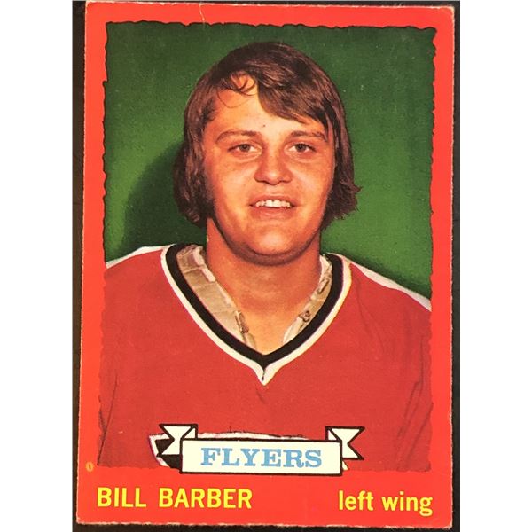 1973-74 O-PEE-CHEE BILL BARBER (HOF) ROOKIE CARD