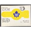 Image 1 : 1973-74 O-PEE-CHEE TORONTO MAPLE LEAFS - RING INSERT