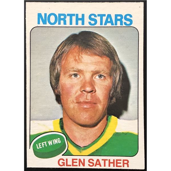 1975-76 O-PEE-CHEE GLEN SATHER (HOF)