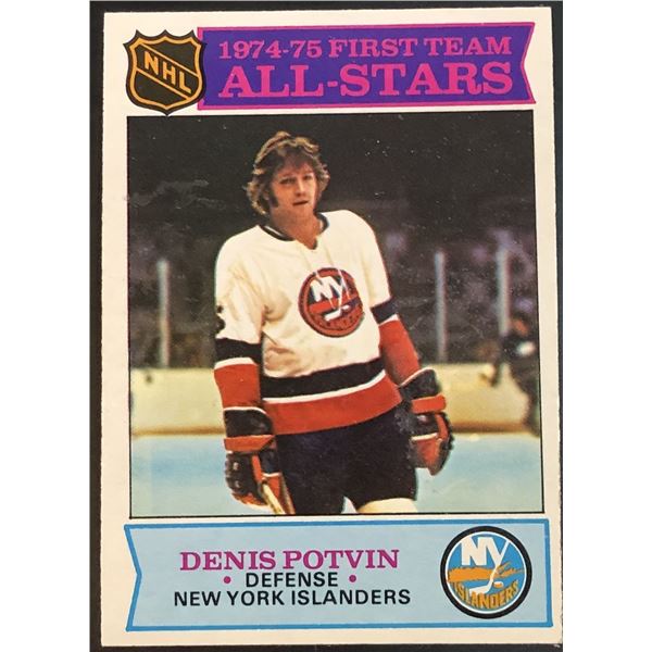 1975-76 O-PEE-CHEE DENIS POTVIN (HOF)