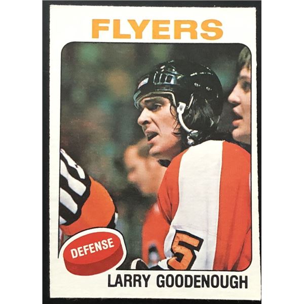 1975-76 O-PEE-CHEE LARRY GOODENOUGH ROOKIE CARD