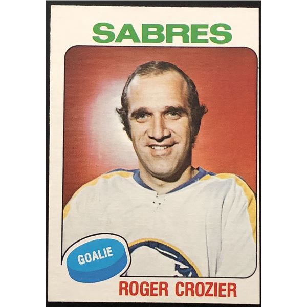 1975-76 O-PEE-CHEE ROGER CROZIER (HOF)