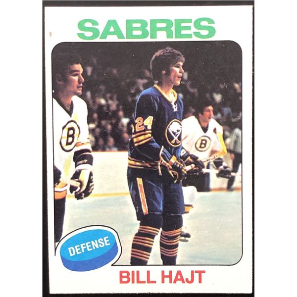 1975-76 TOPPS BILL HAJT ROOKIE CARD