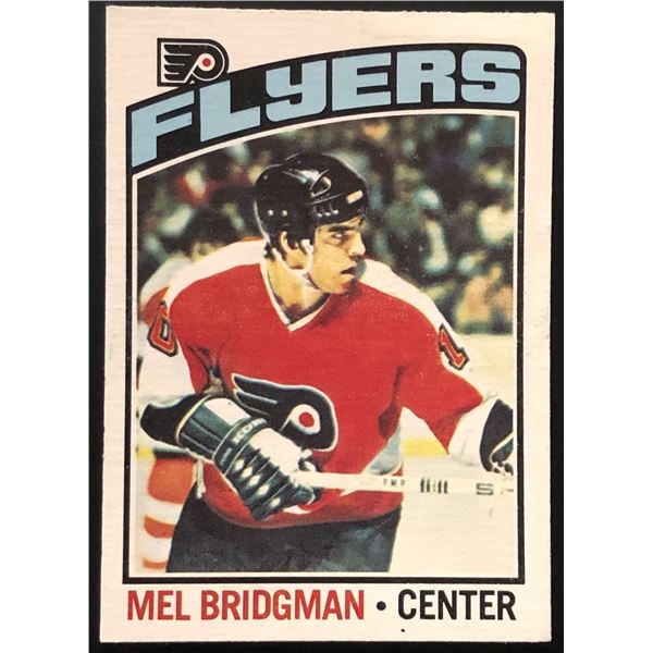 1976-77 O-PEE-CHEE MEL BRIDGMAN ROOKIE CARD