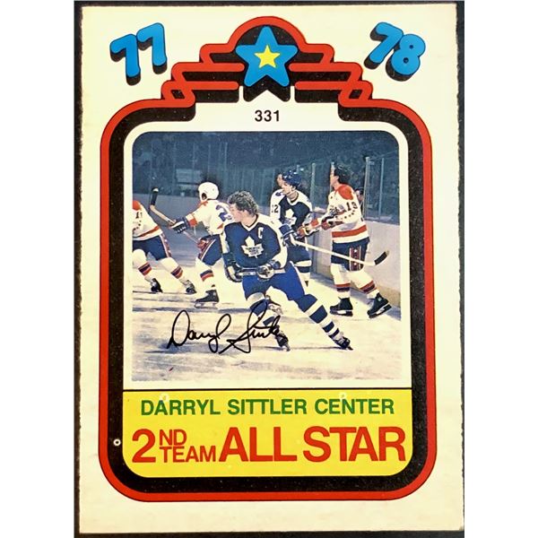 1978-79 O-PEE-CHEE DARRYL SITTLER (HOF)