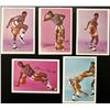 Image 1 : 1971 FLEER COCOA PUFFS HARLEM GLOBETROTTERS COLLECTION - 5 CARDS