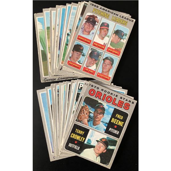 1970 O-PEE-CHEE MLB COLLECTION - 25 CARDS