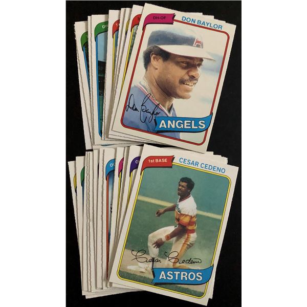 1980 O-PEE-CHEE BASEBALL COLLECTION - 25 CARDS