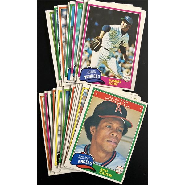 1981 O-PEE-CHEE BASEBALL COLLECTION - 25 CARDS