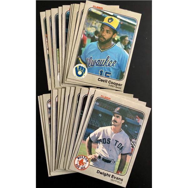 1983 FLEER BASEBALL COLLECTION - 25 CARDS