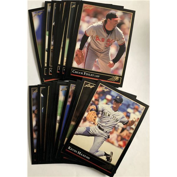 1992 LEAF BASEBALL COLLECTION - 25 CARDS