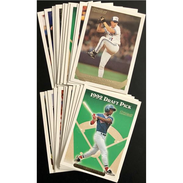 1993 TOPPS BASEBALL COLLECTION - 25 CARDS